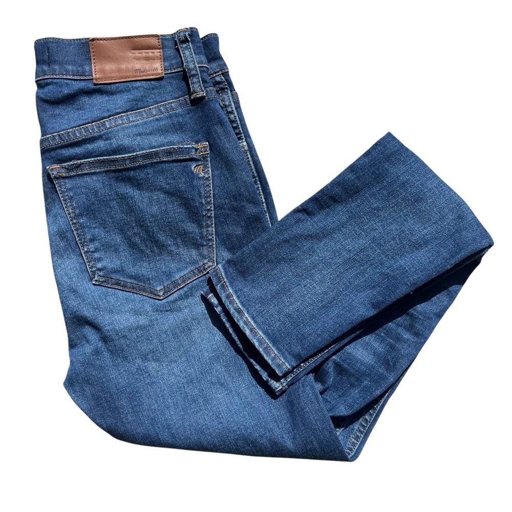 Madewell Women's Sz 26 Medium Polly Wash 9" High Riser Skinny Skinny Jeans F5561